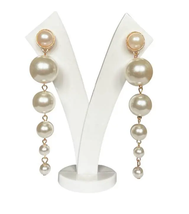 pearl drop earrings