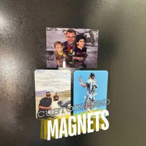 Personalised fridge magnets